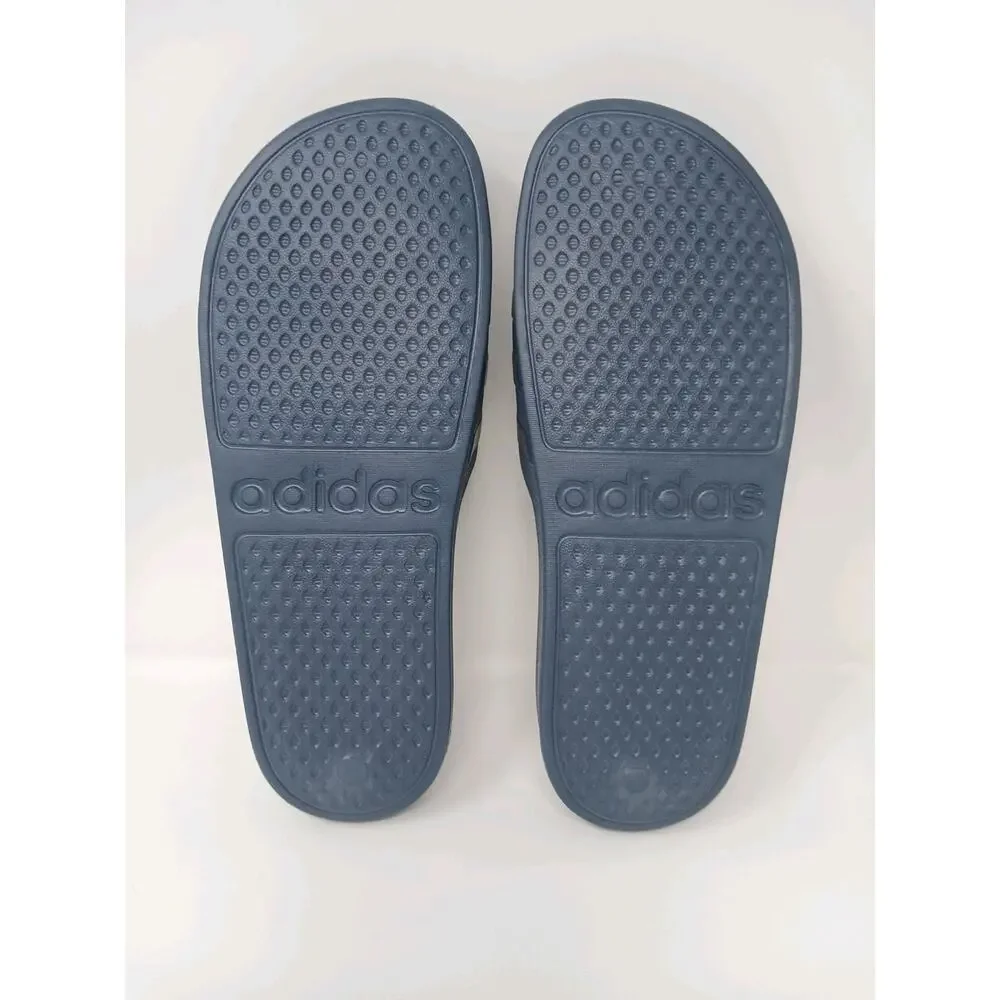 Adidas Adilette Aqua Slides Unisex Men US 9 Women US 10Sandals Slippers New Tags